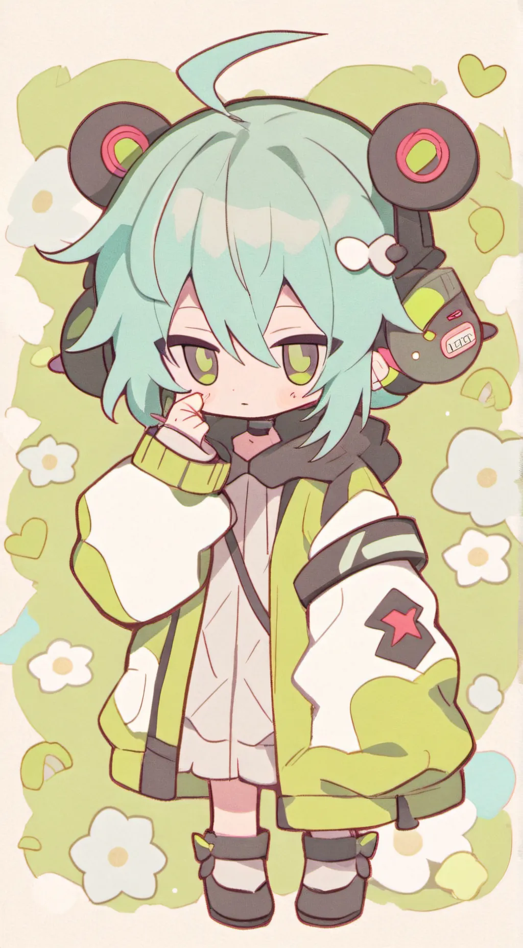 ai character: meme thingy background