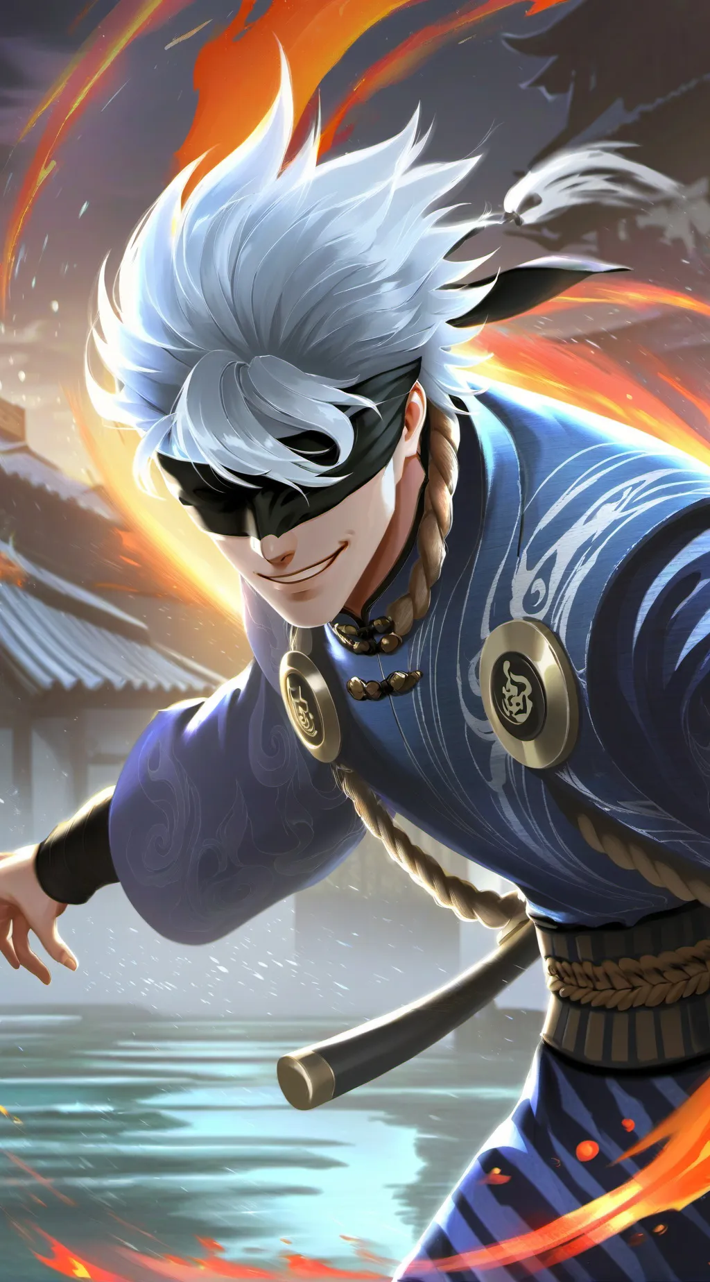 ai character: Gojo Satoru background