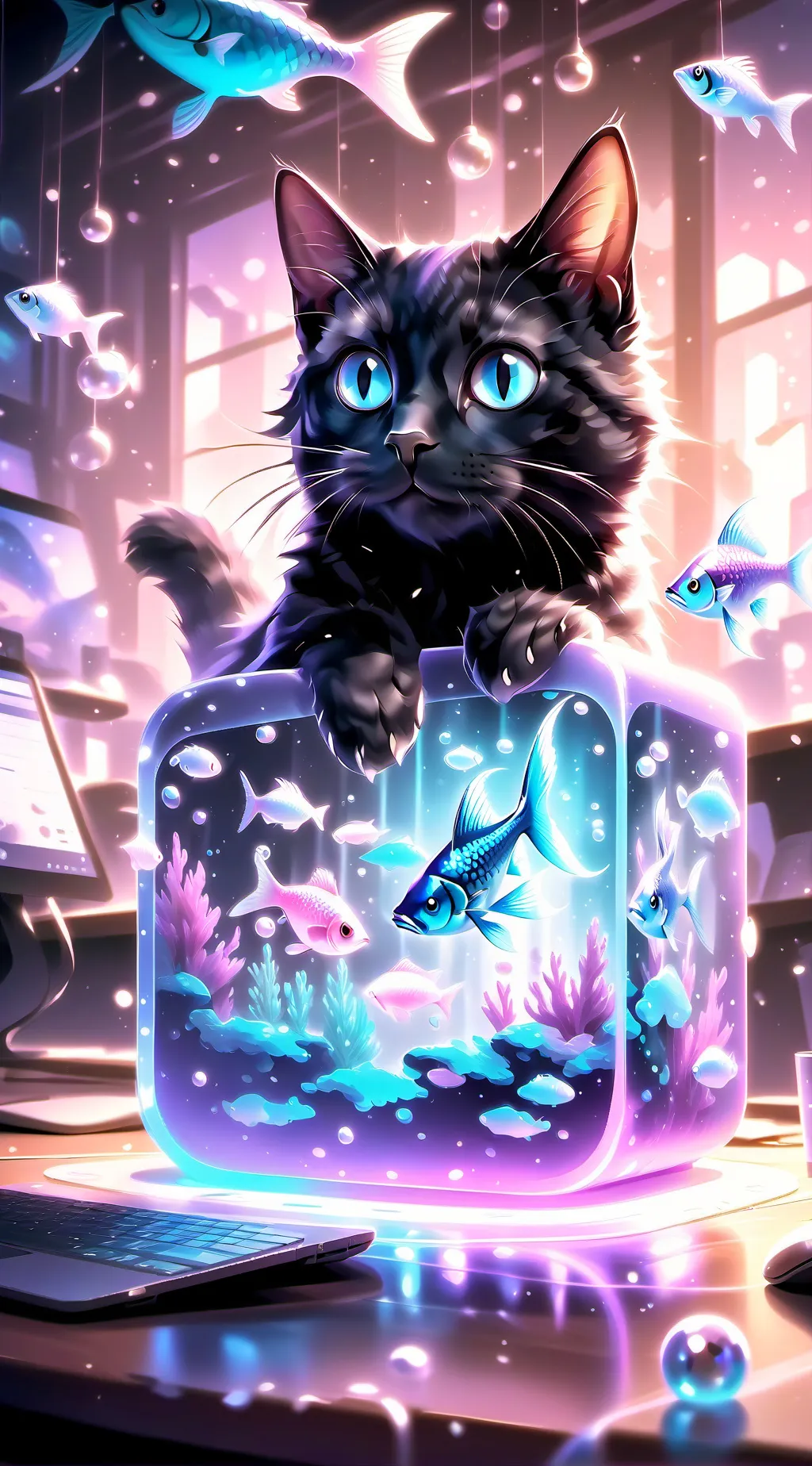 ai character: Pixel background