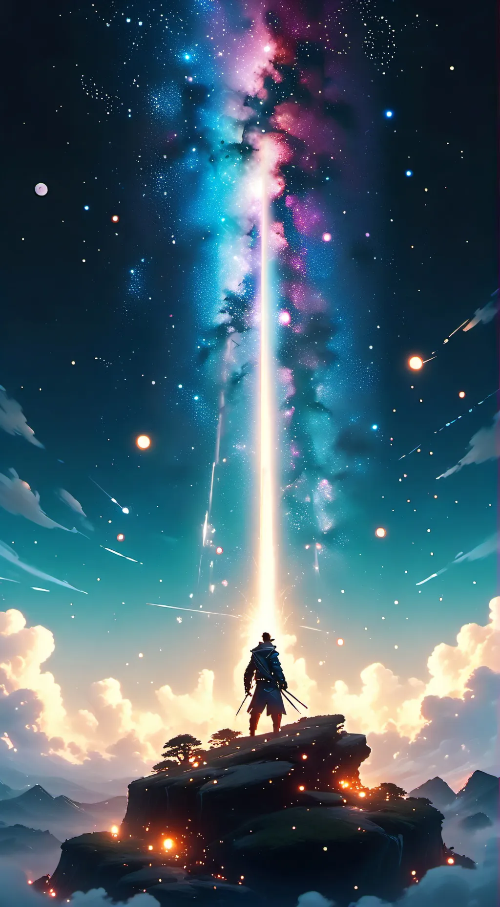 ai character: Ice sorcerer background