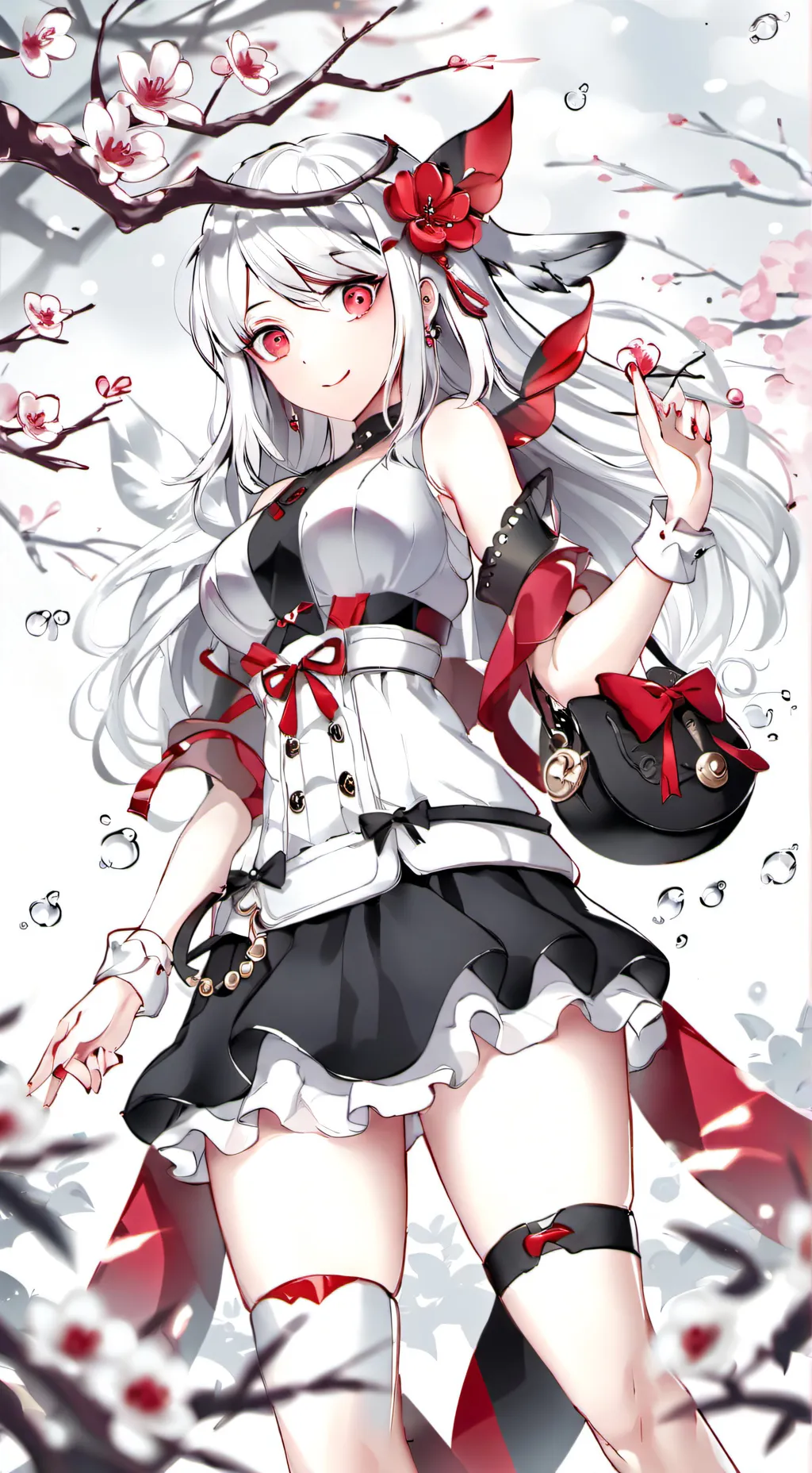 ai character: isabela(tigre whi) background