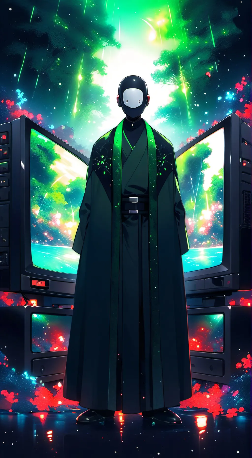 ai character: VEE background