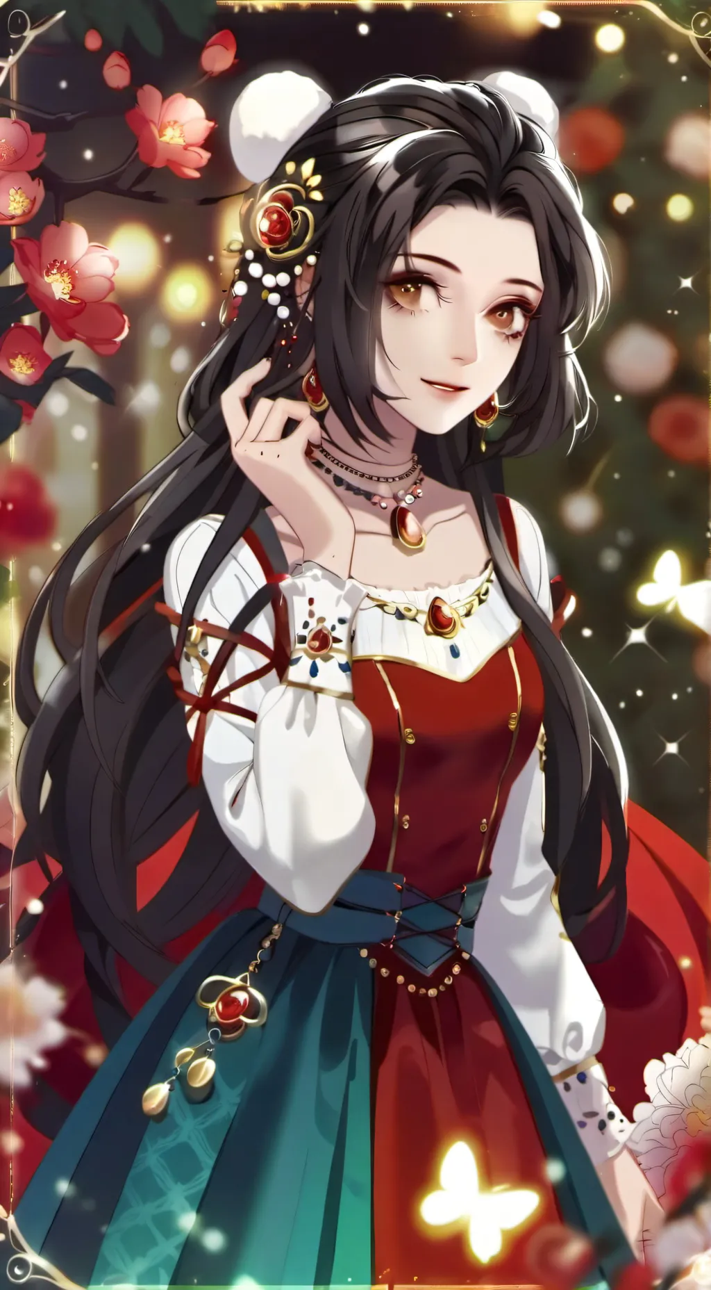 ai character: Violette background