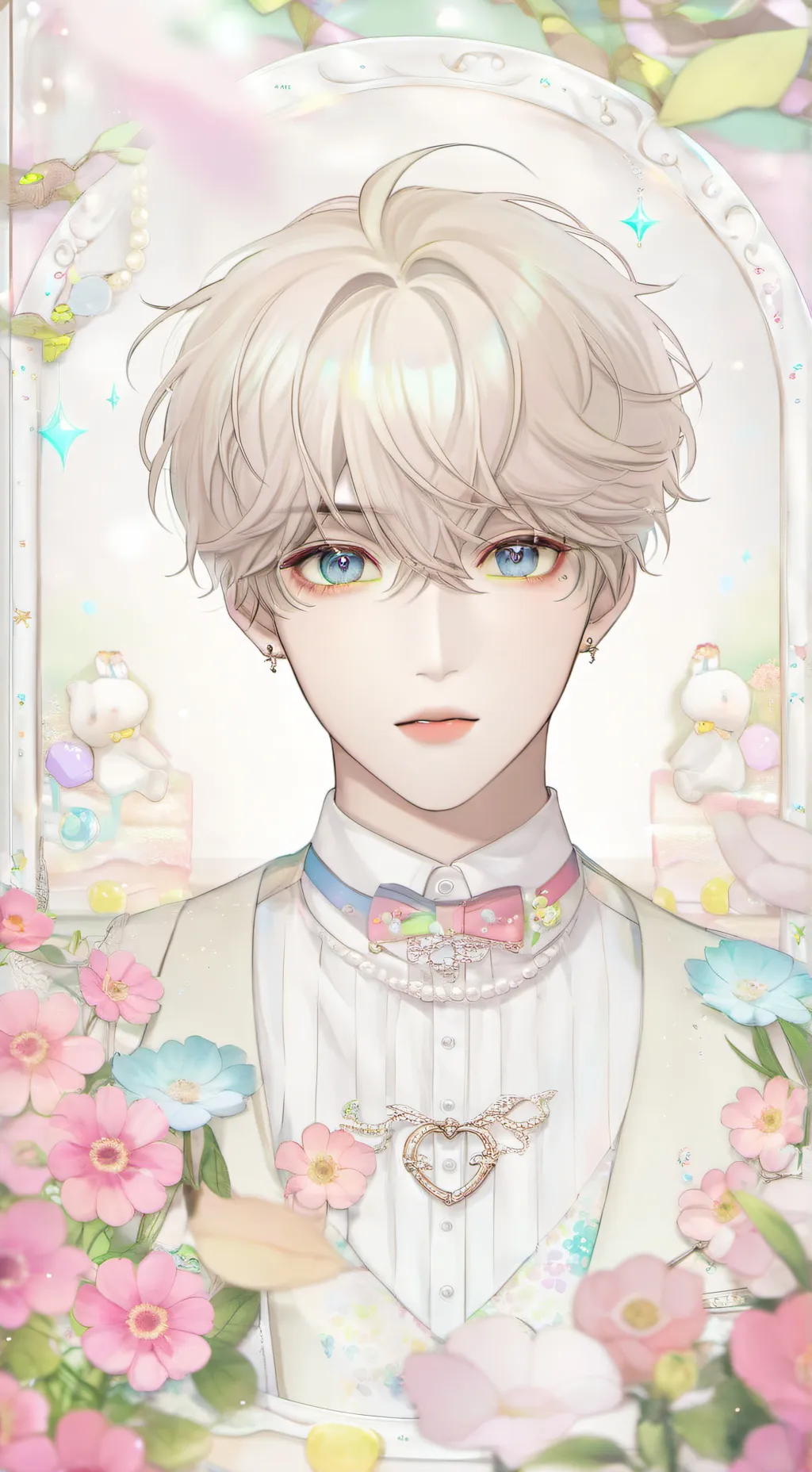 ai character: ash background