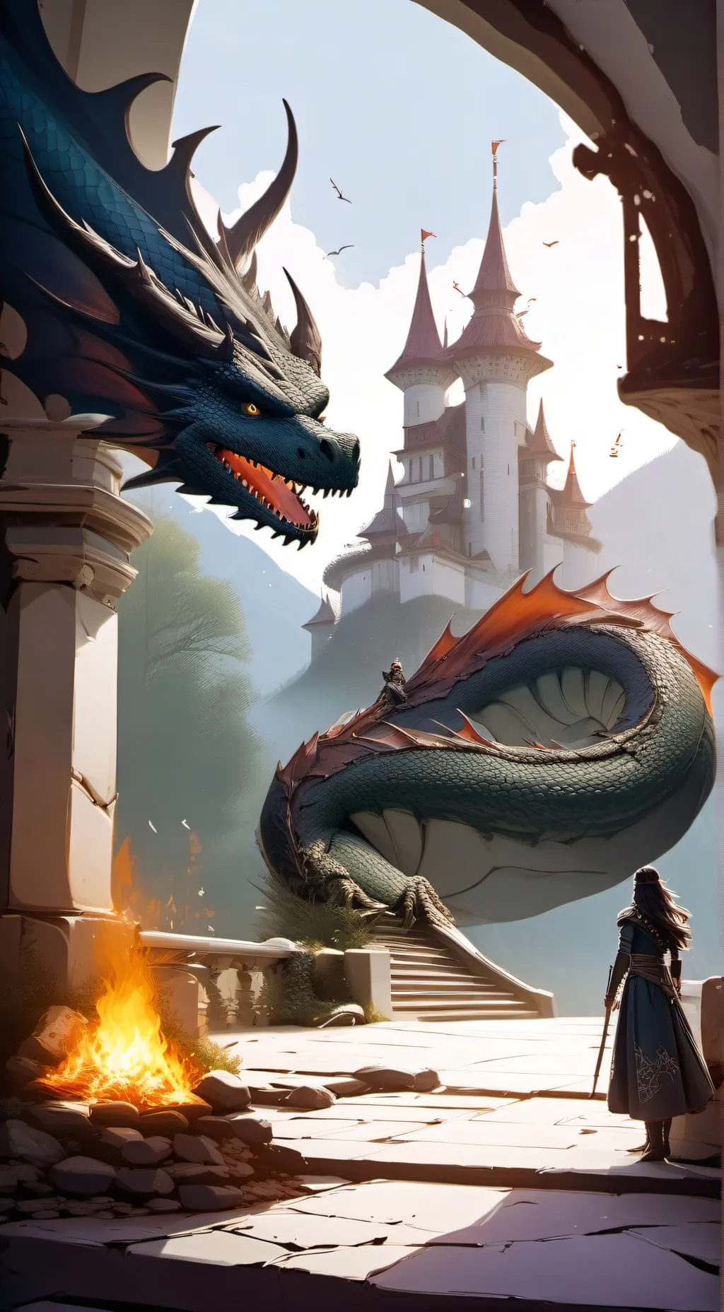 ai character: save the princess  background