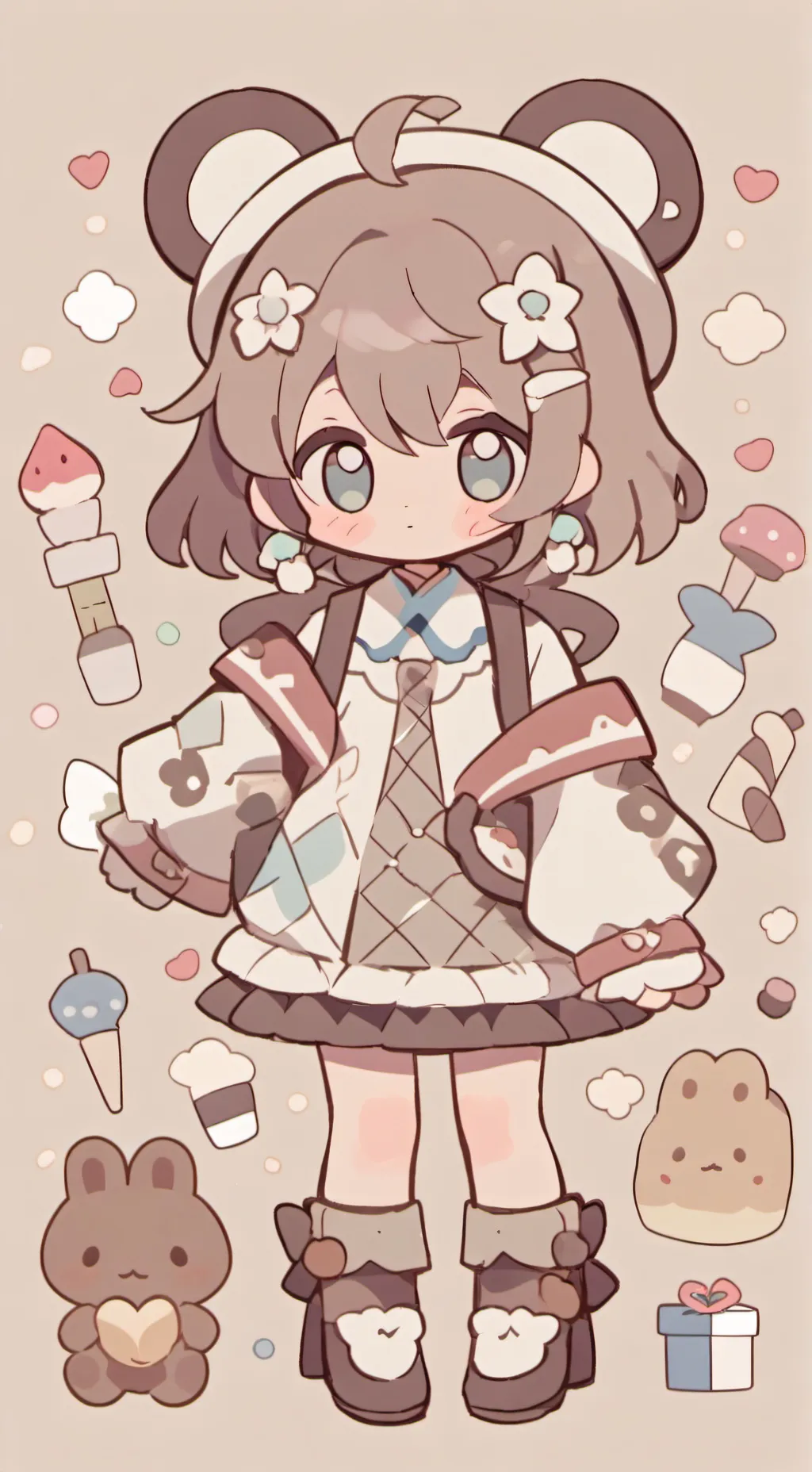 ai character: touki background