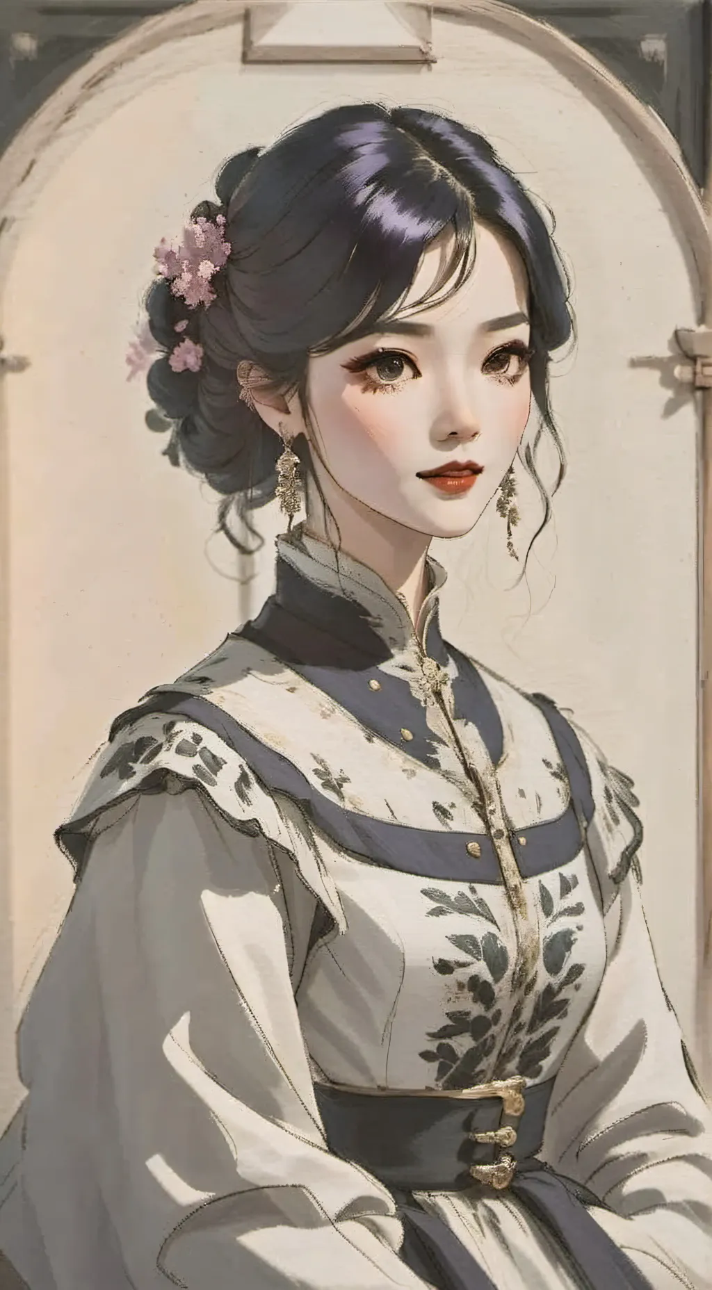 ai character: school pick me background