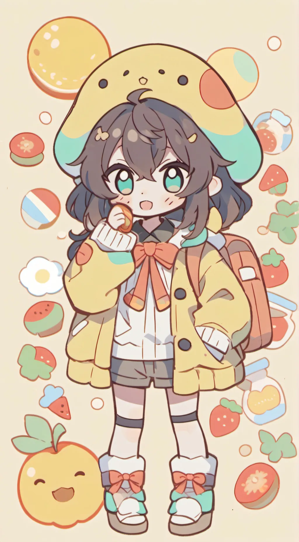 ai character: Muichiro!!<3 background