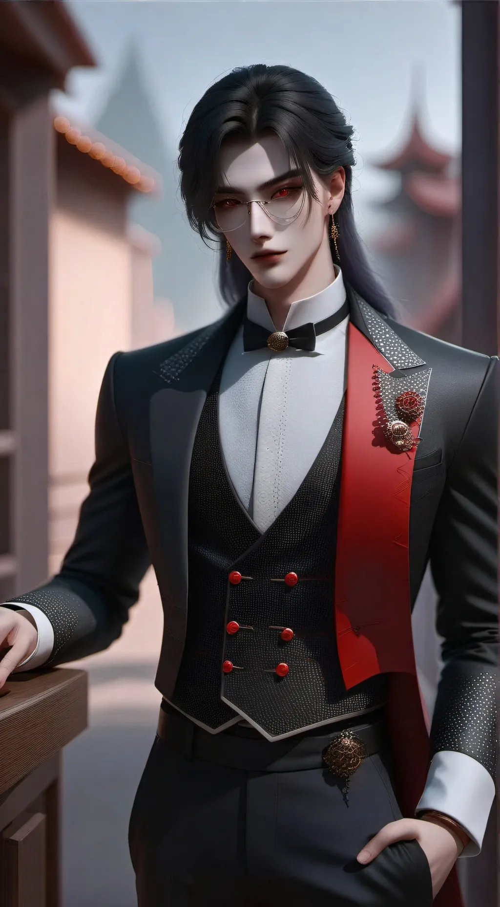 ai character: Себастьян background