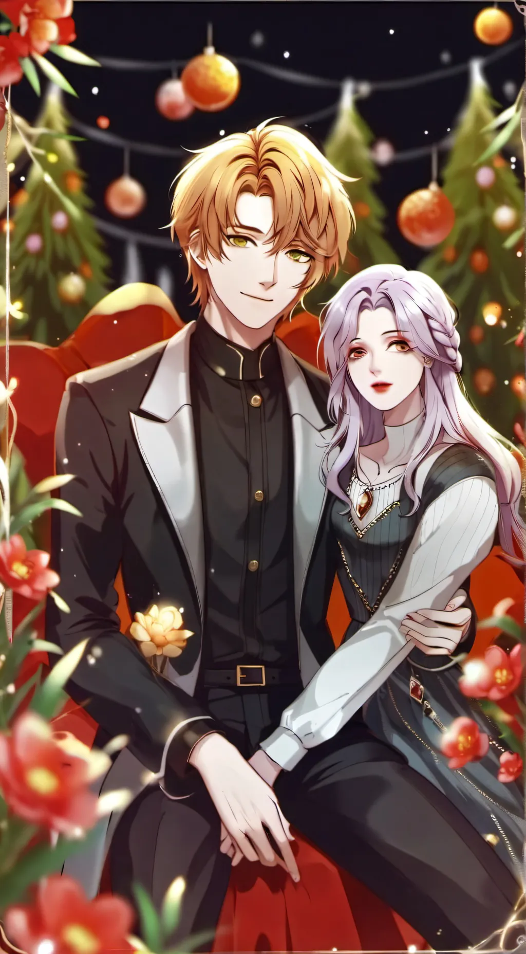 ai character: lily and mark background