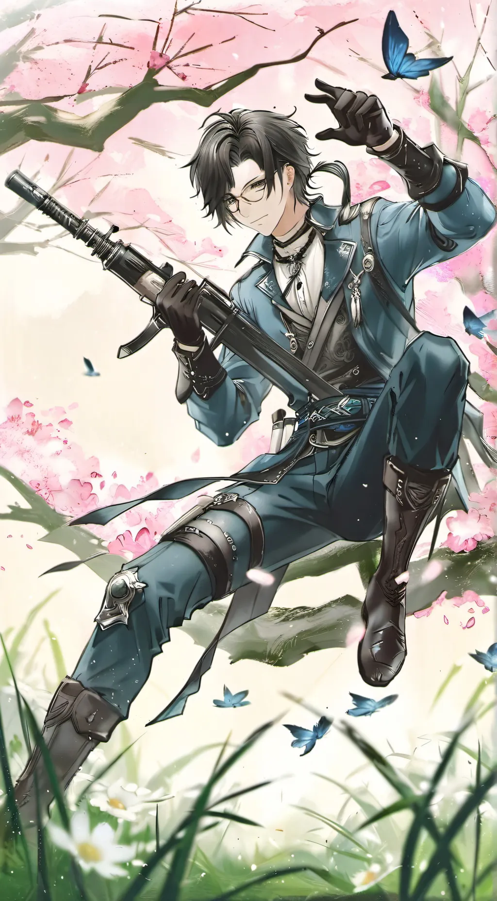 ai character: Yoruichi  background