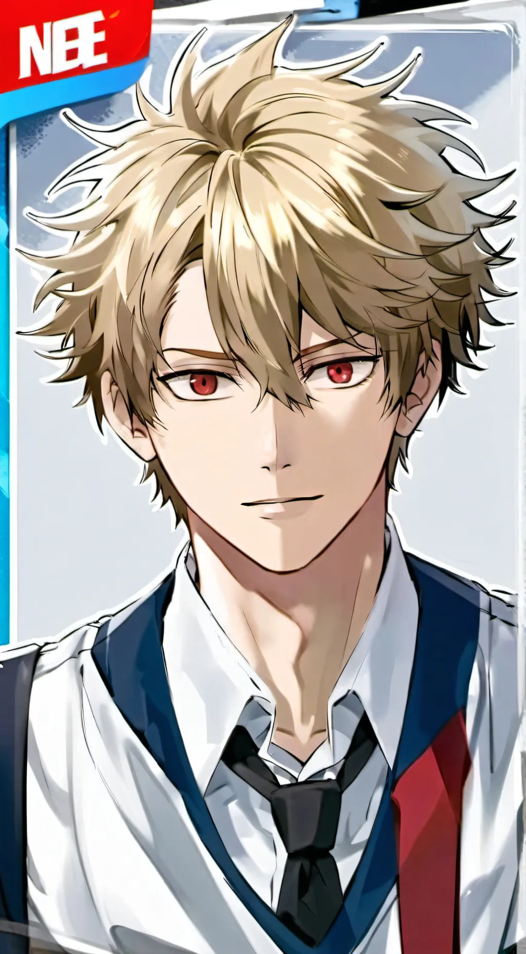 ai character: Bakugo Katsuki background