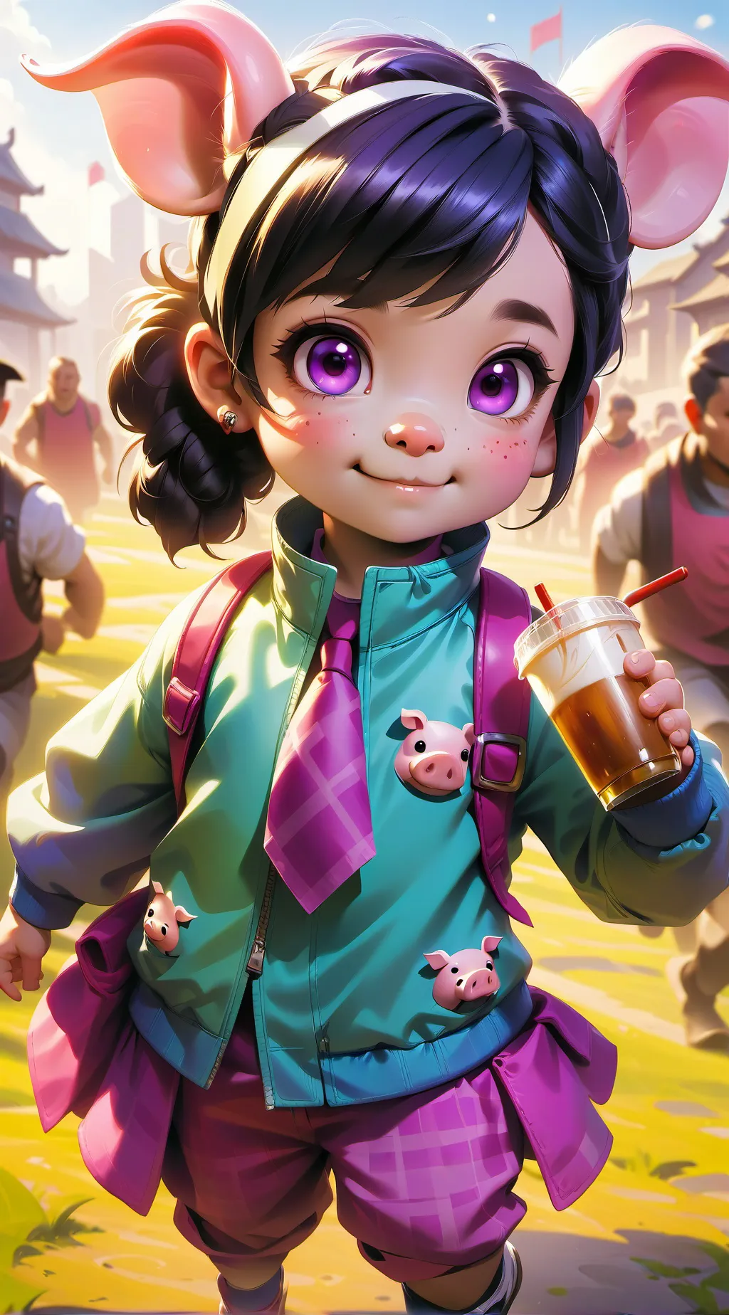 ai character: holly background