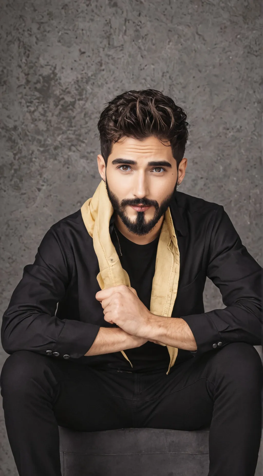 ai character: Charlie Floou  background