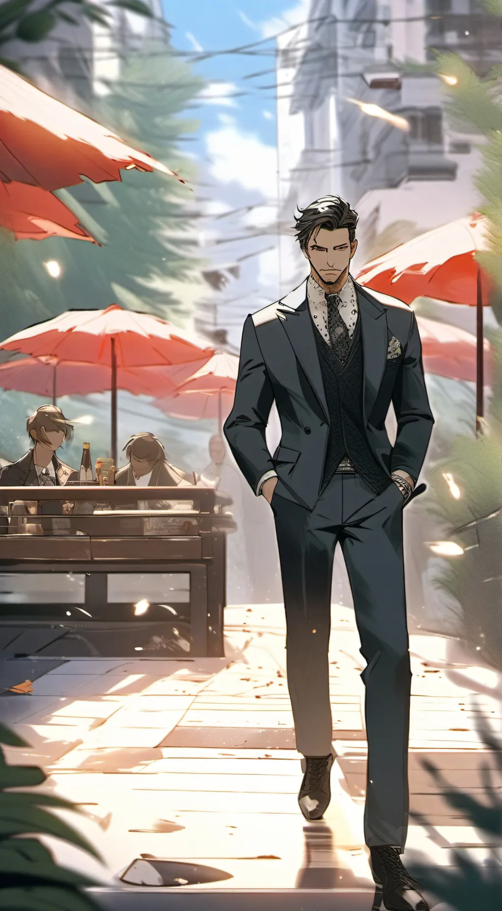 ai character: Aaron background