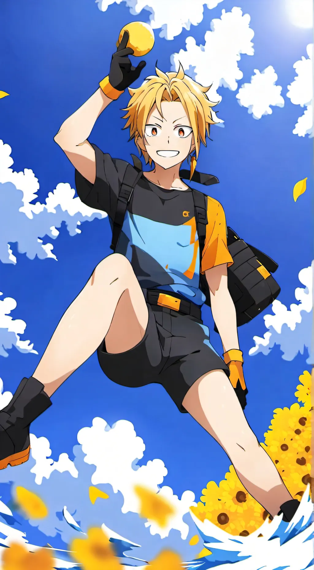 ai character: Denki kamanari  background