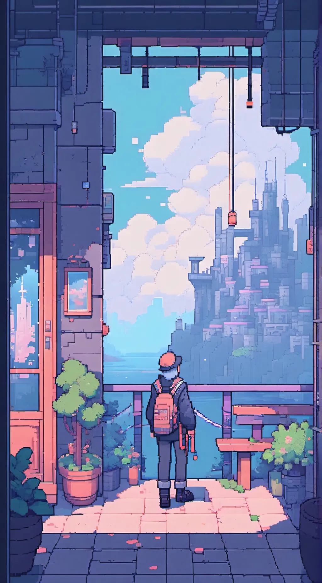 ai character: Jeon y santi resc background