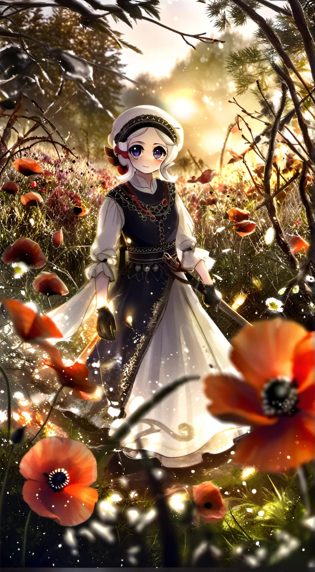 ai character: poppy and dandy background