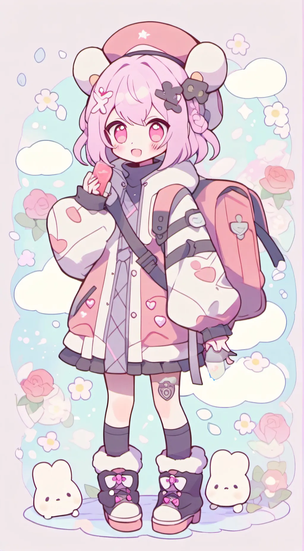 ai character: ✨️Mina ashido✨️ background