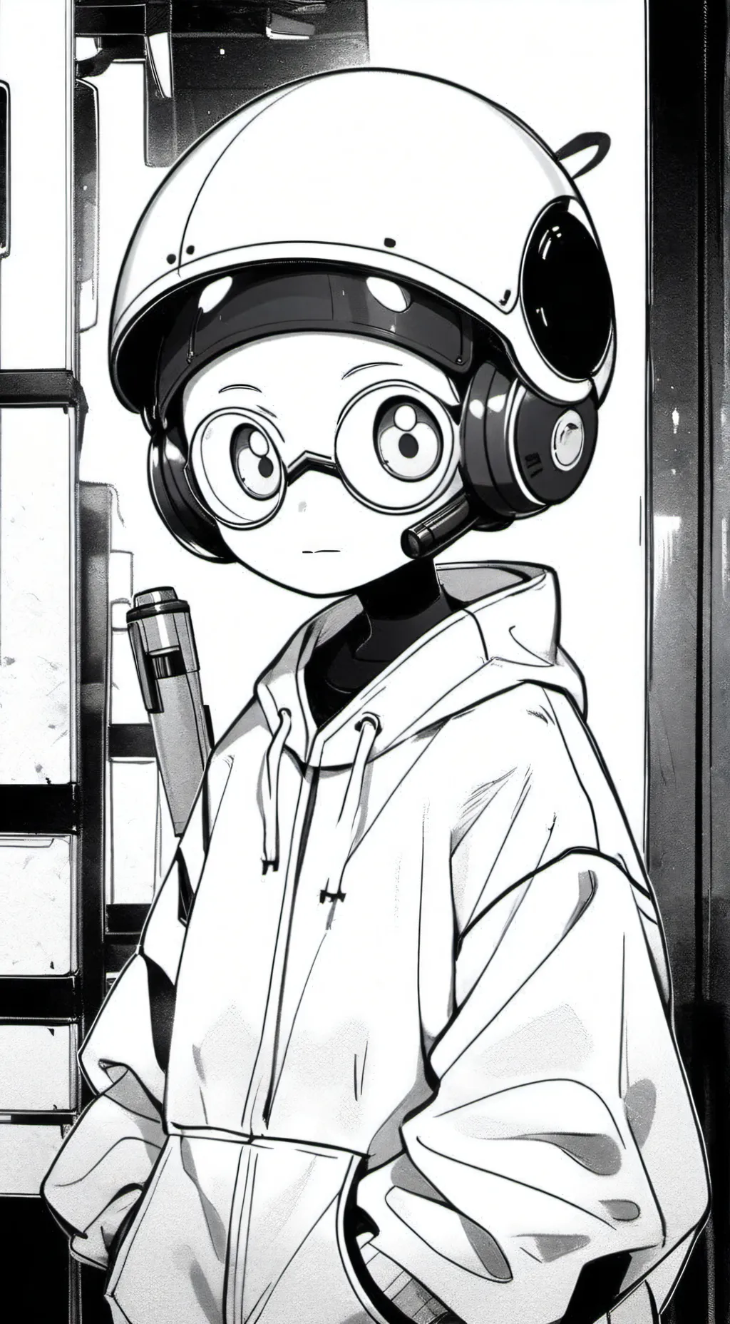 ai character: robot bros background