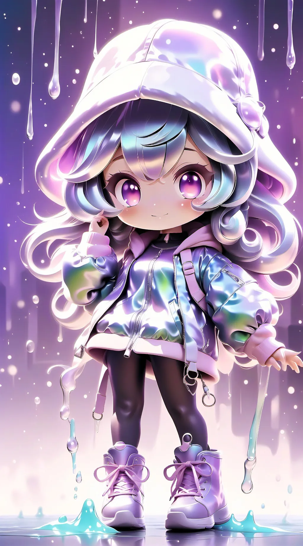 ai character: Vee background