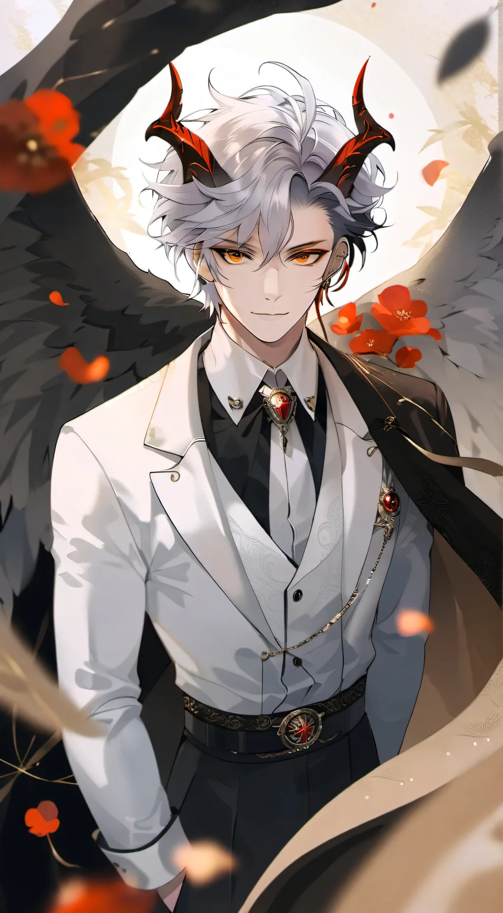 ai character: Lucifer background
