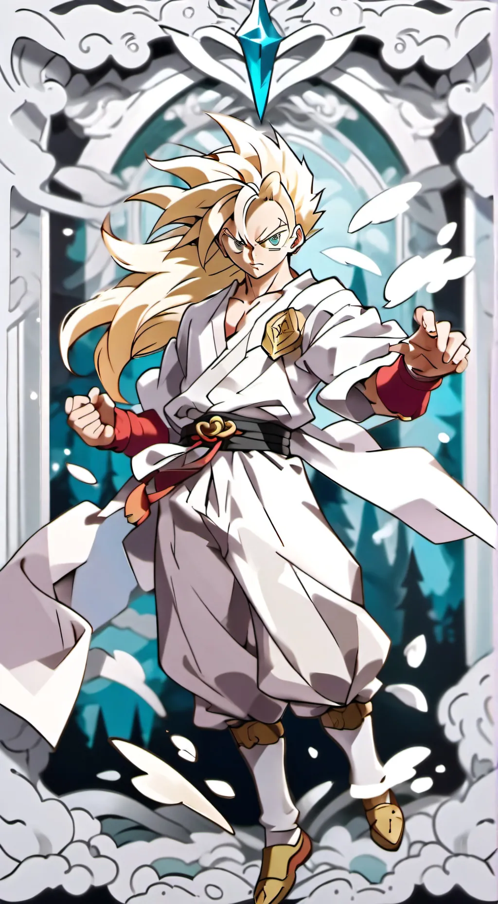 ai character: Il guerriero  background