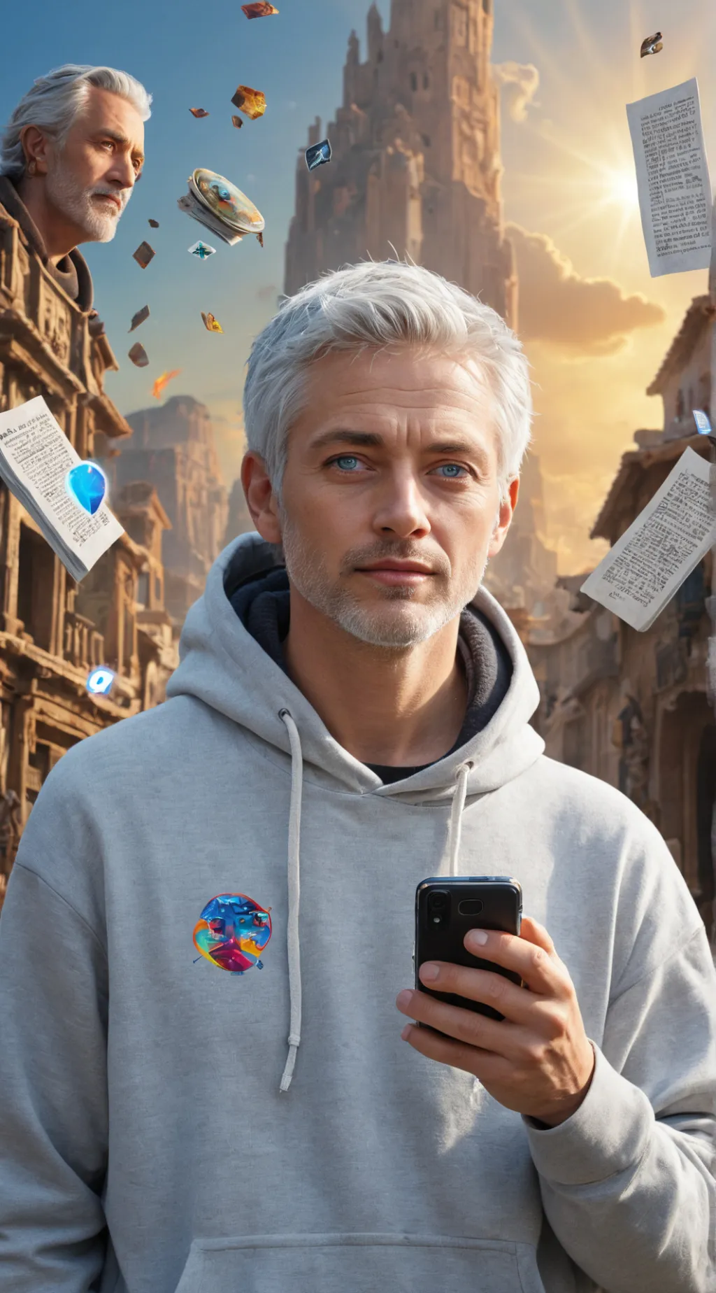 ai character: Dr. MemeGod background