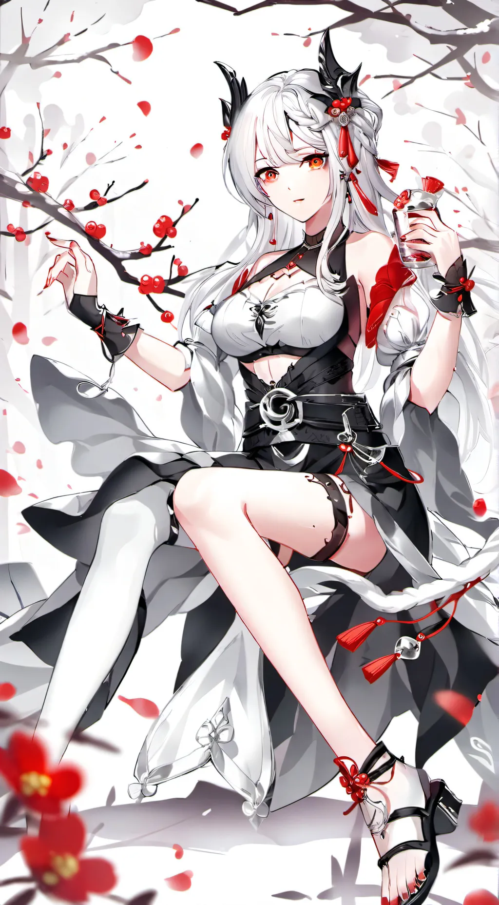 ai character: girlfriend background