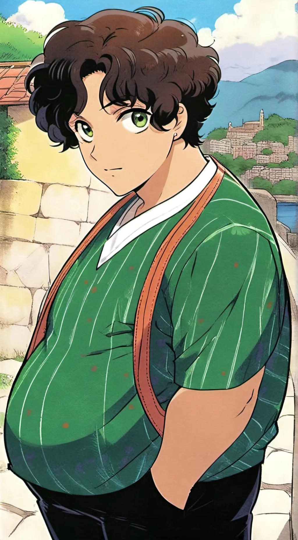 ai character: Leo  background