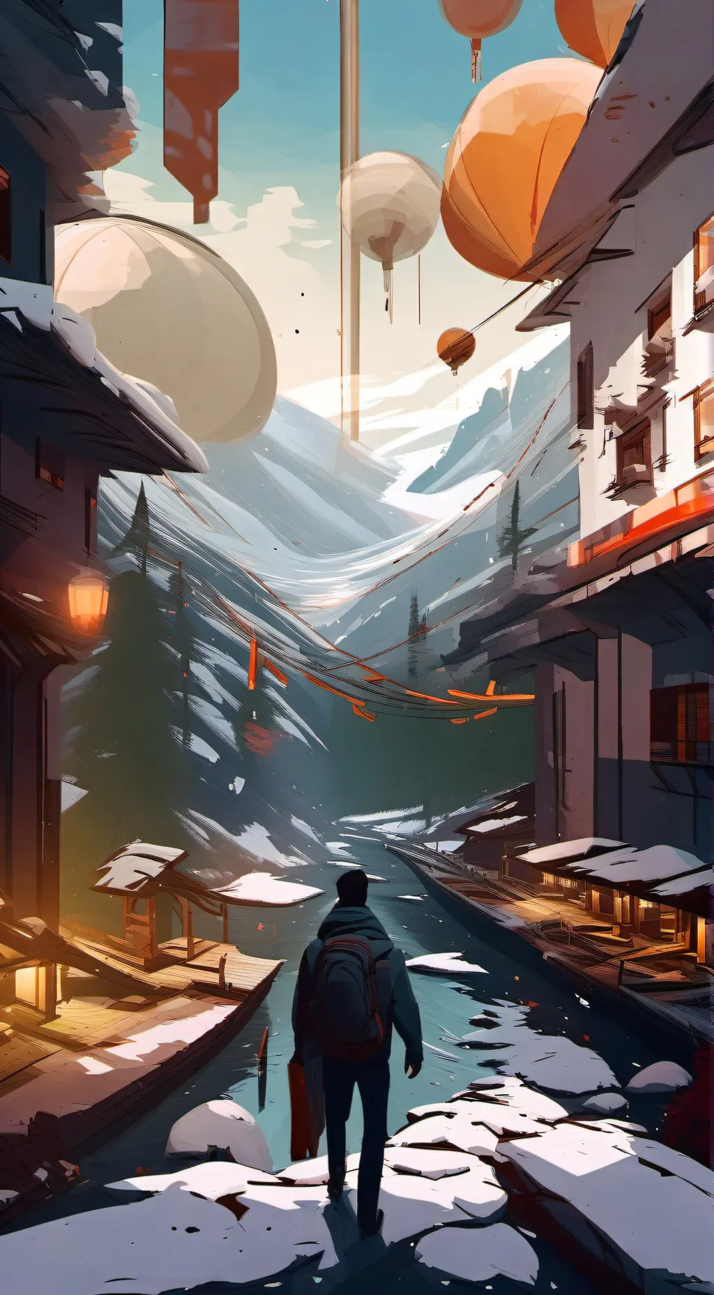 ai character: radioapple background