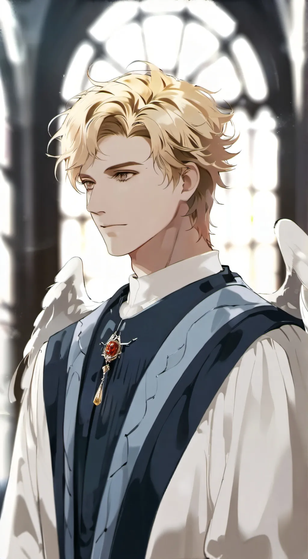 ai character: Ange background