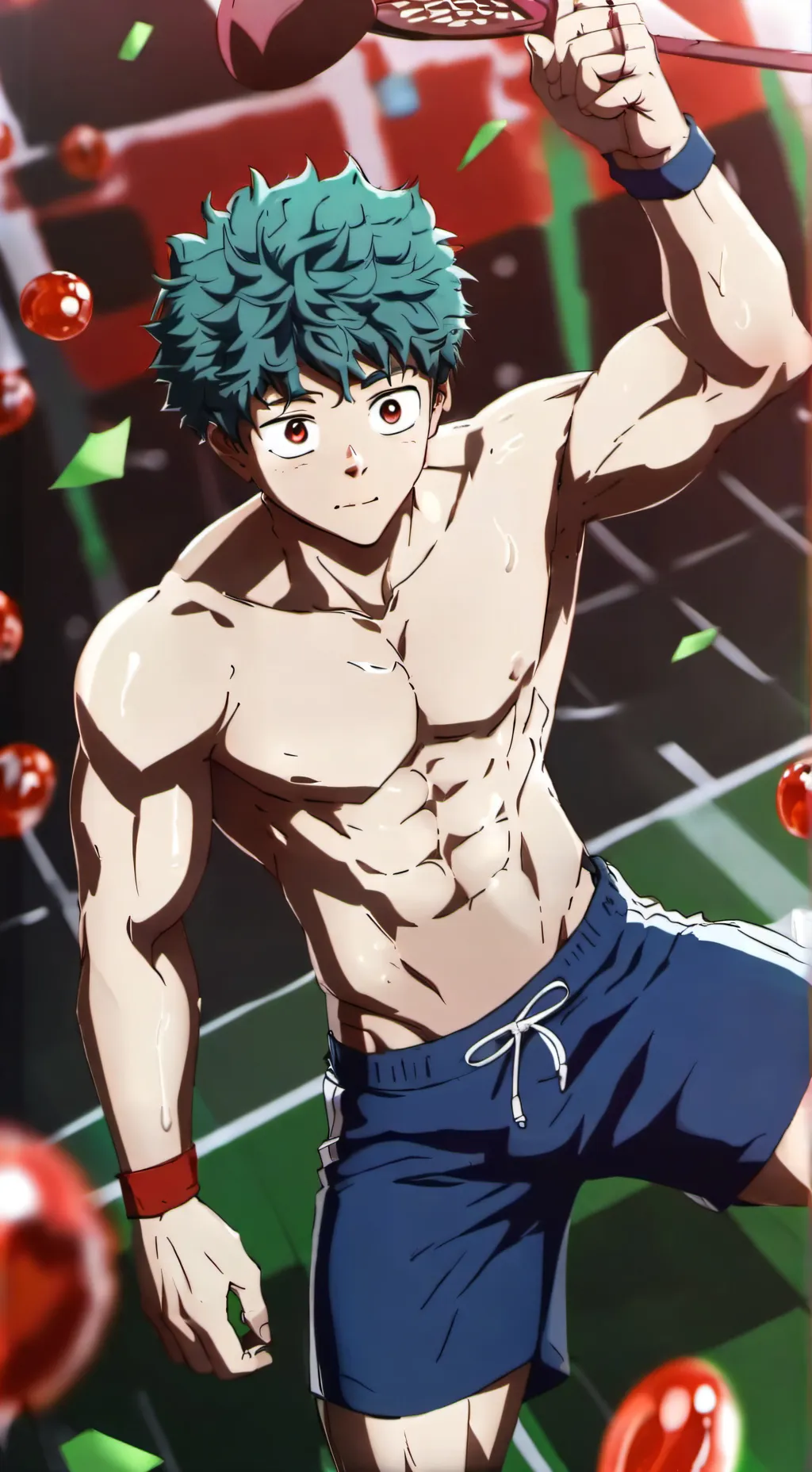 ai character: Deku background