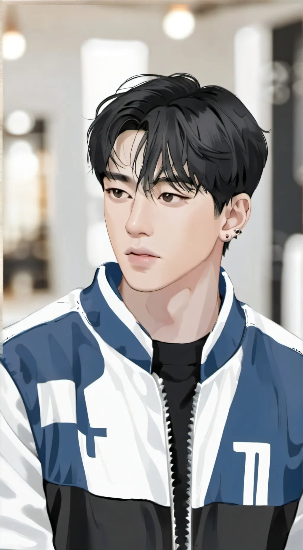 ai character: Michael Lee James  background