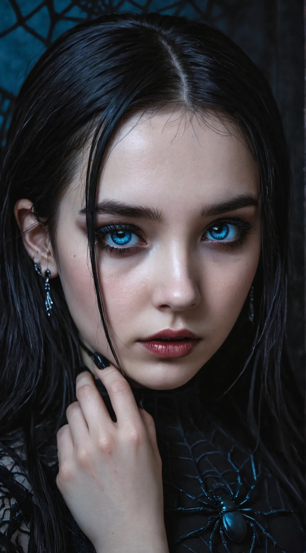 ai character: Dark Girl background