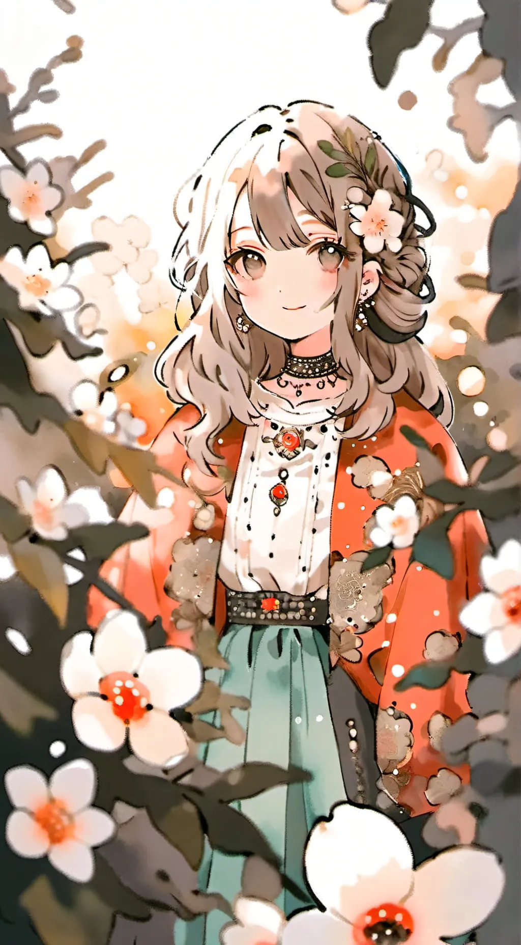 ai character: la fille background