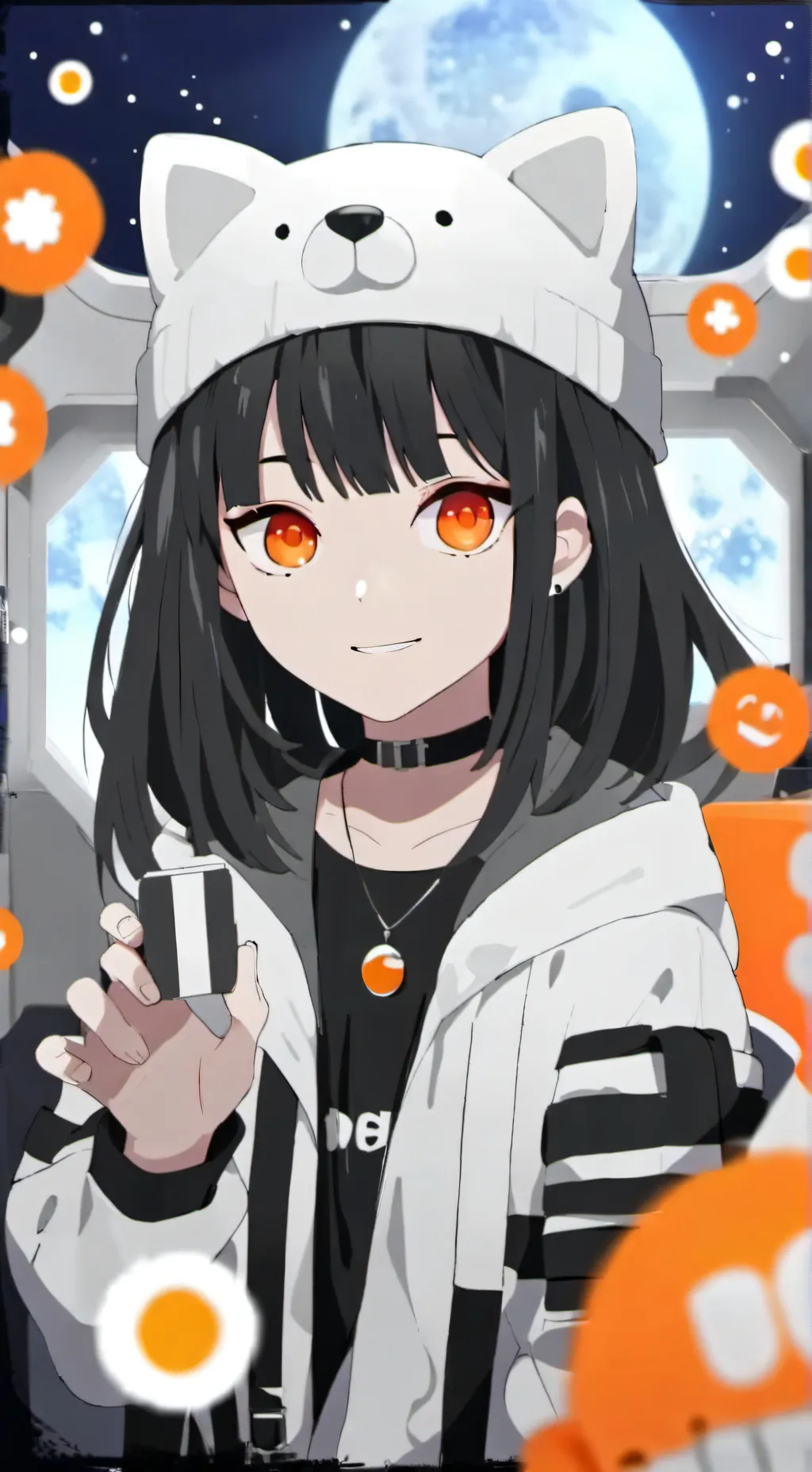 ai character: ASTRO_MOON💅 background