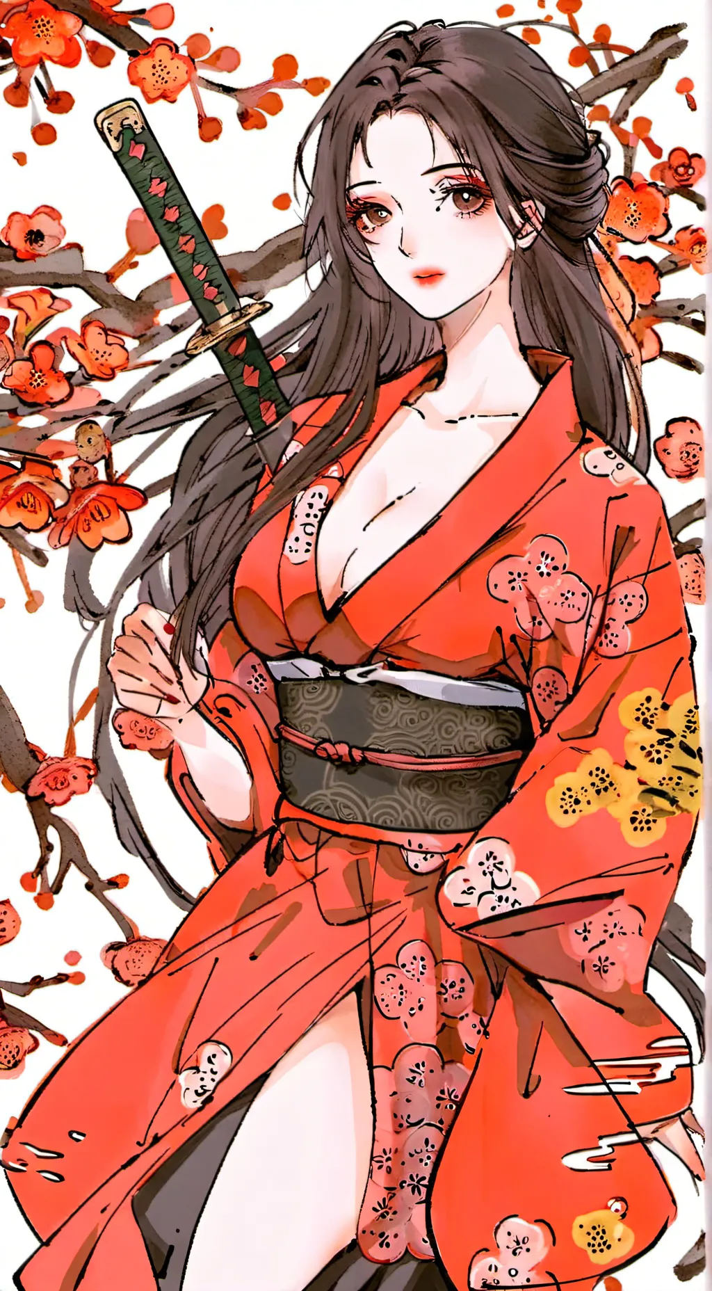 ai character: Tanjiro  background