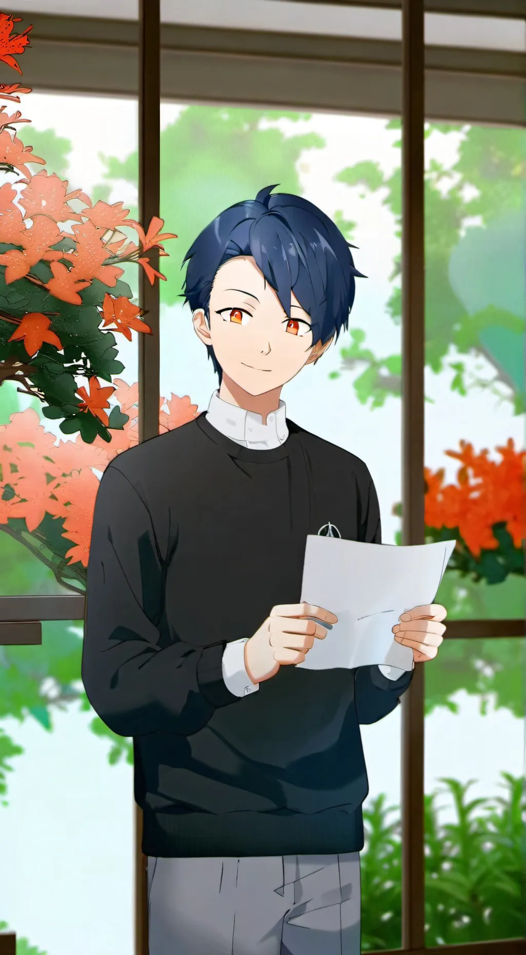 ai character: Makota Oda background