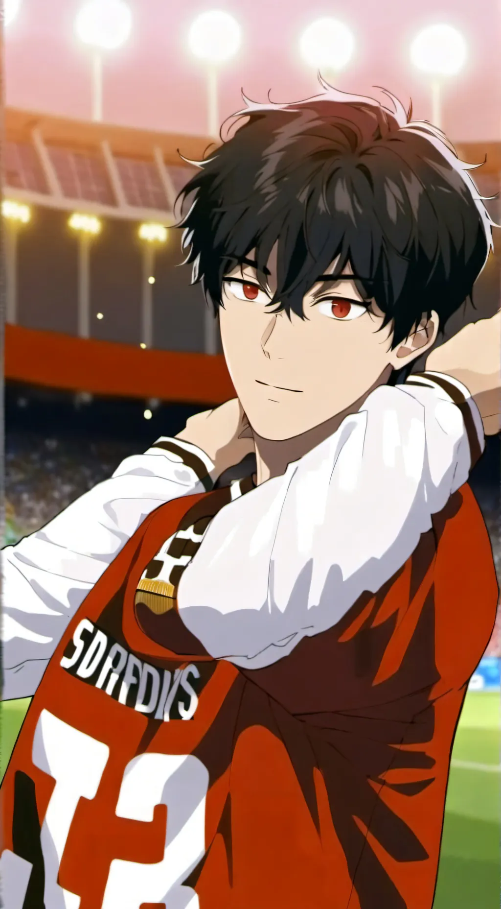 ai character: BLUE LOCK background