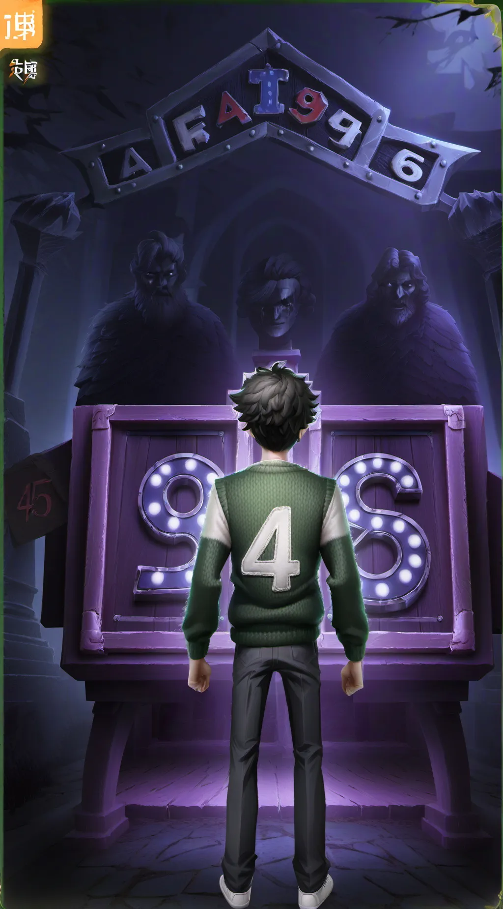 ai character: Gi hun (456) background