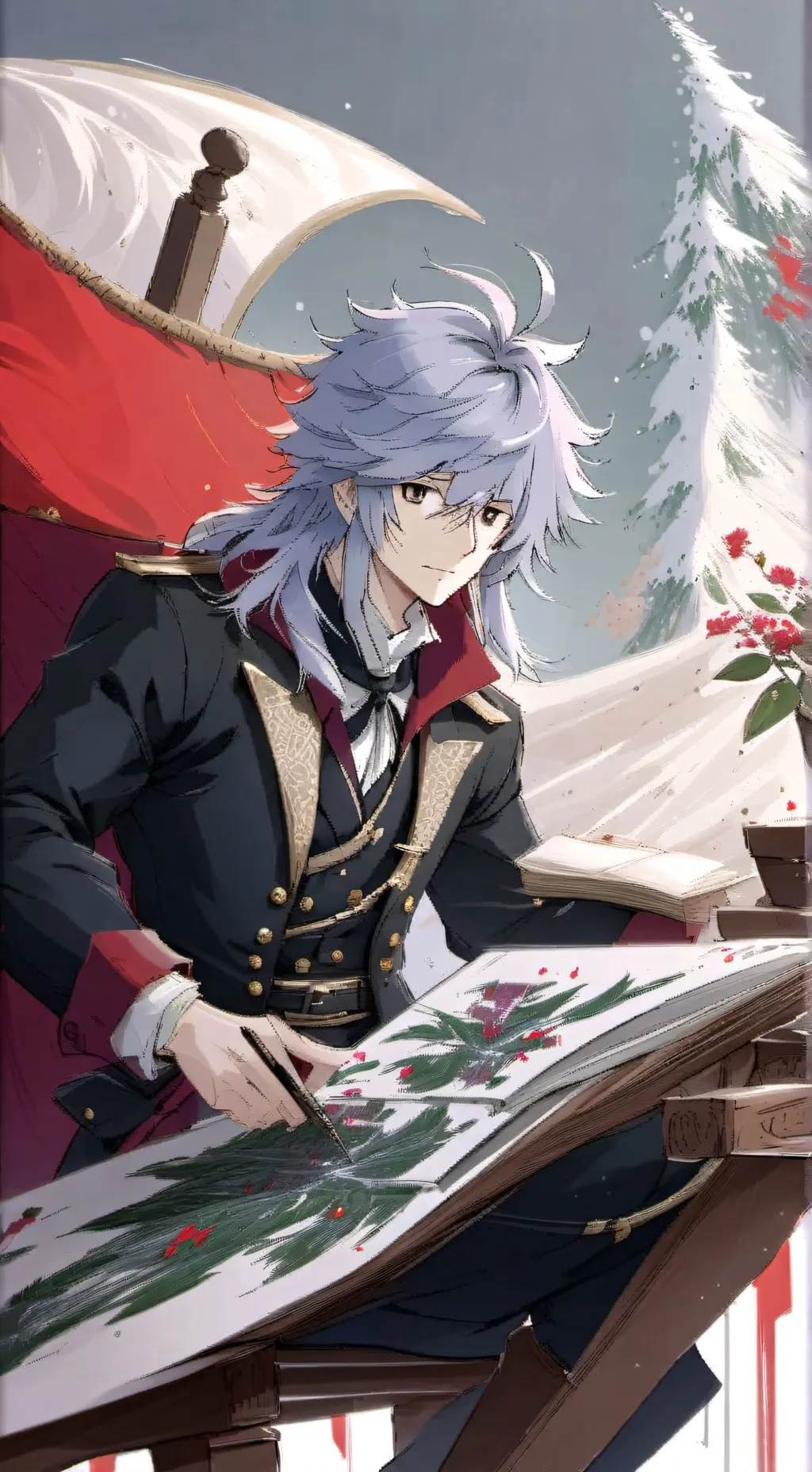 ai character: Mikael  background