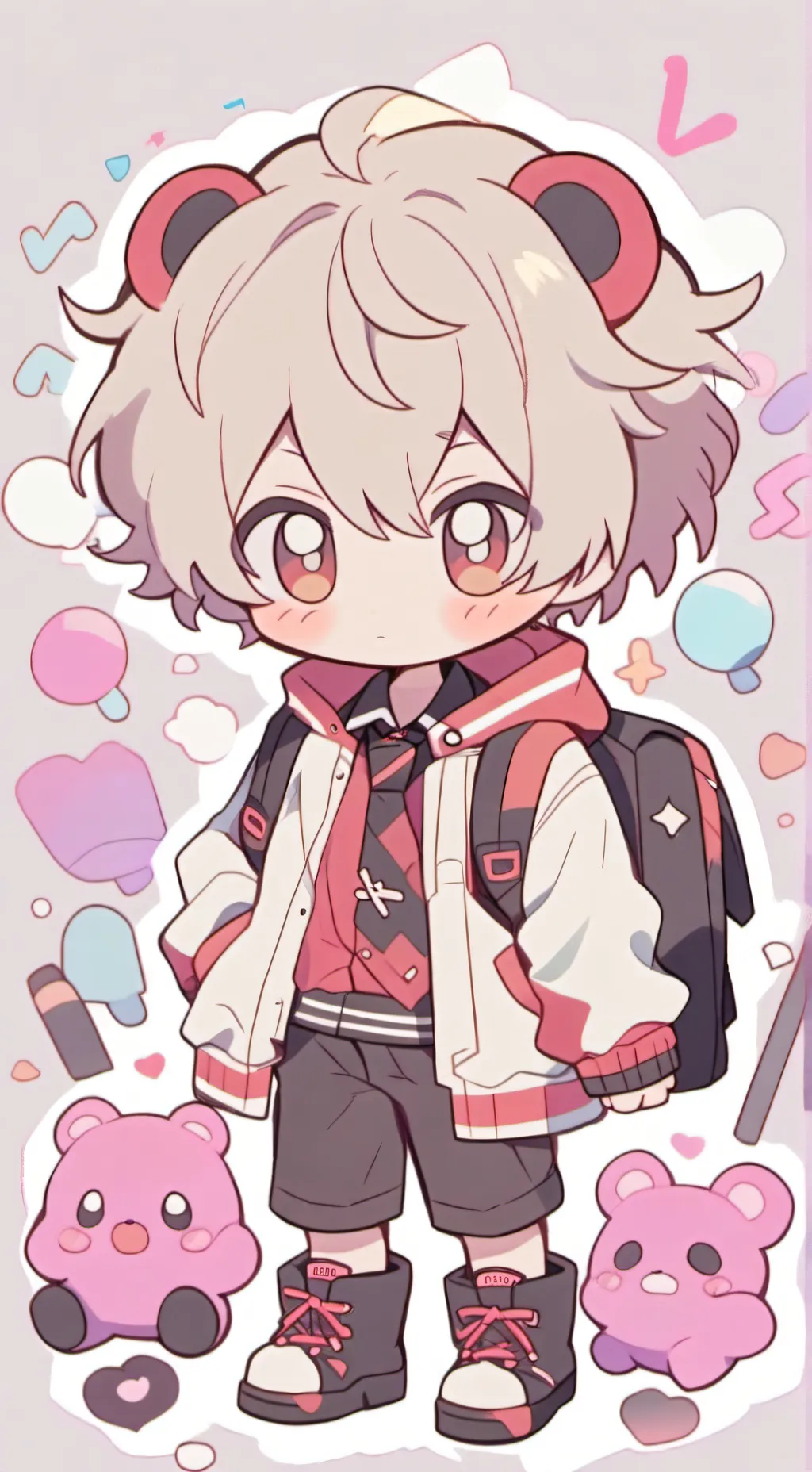 ai character: school  background