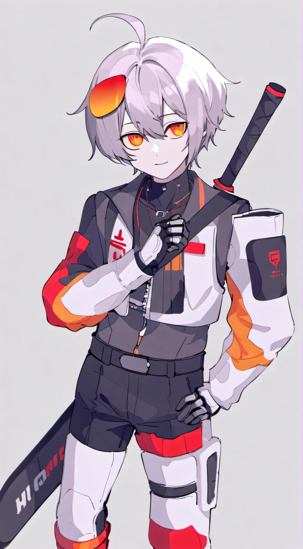 ai character: 😈 Sams school 😇 background