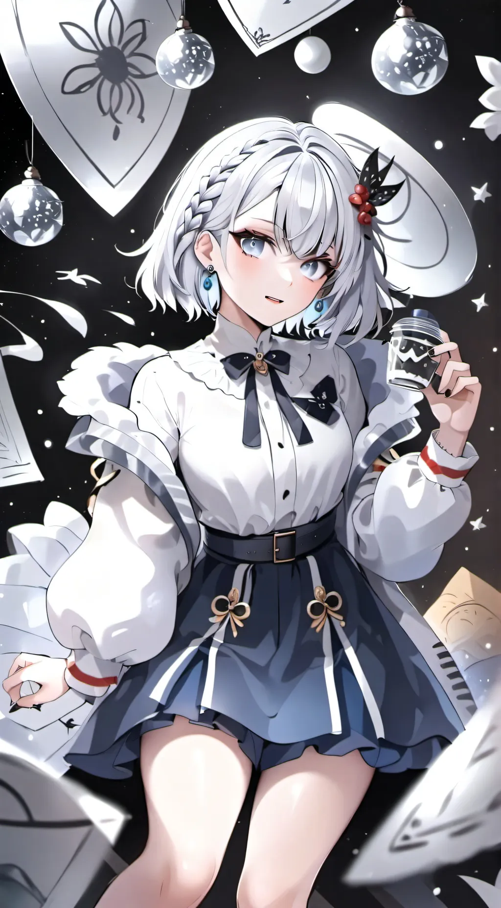 ai character: thali background