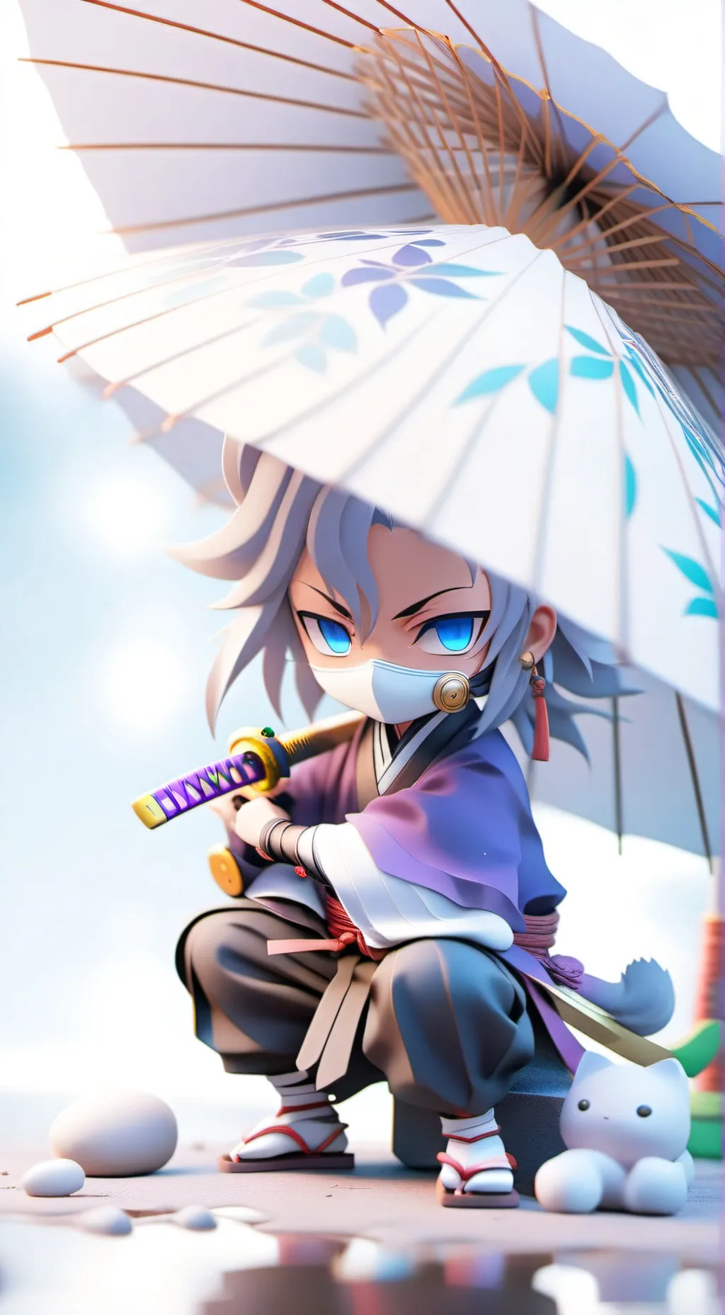 ai character: hashiras background