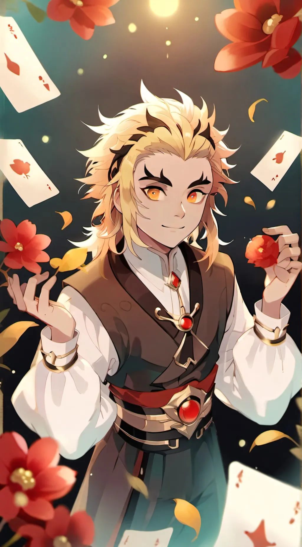 ai character: Rengoku background