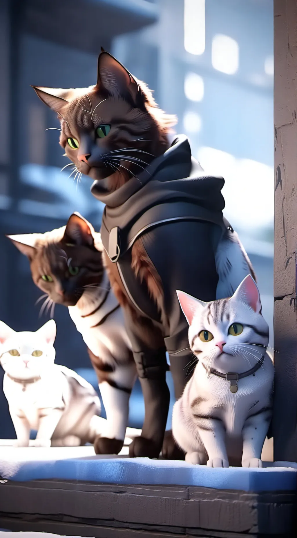 ai character: GATOS DE LATAM background