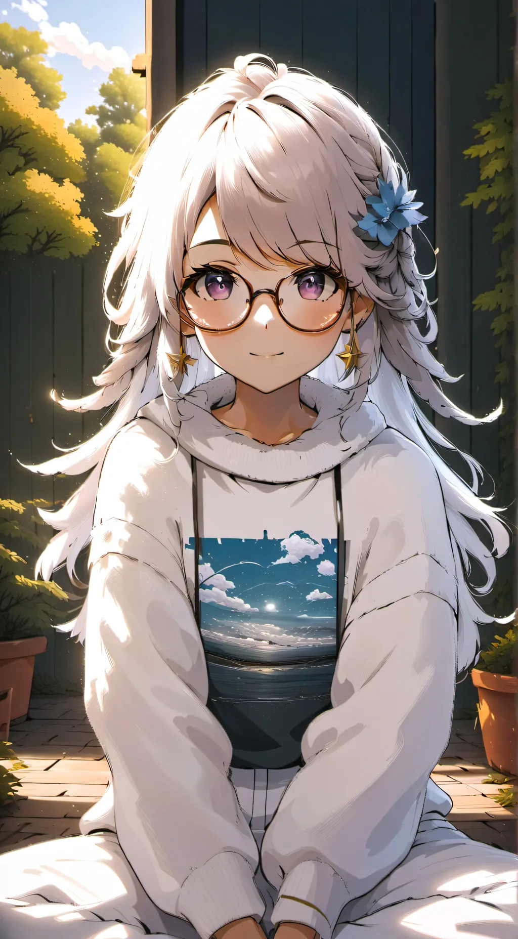 ai character: Ayame background