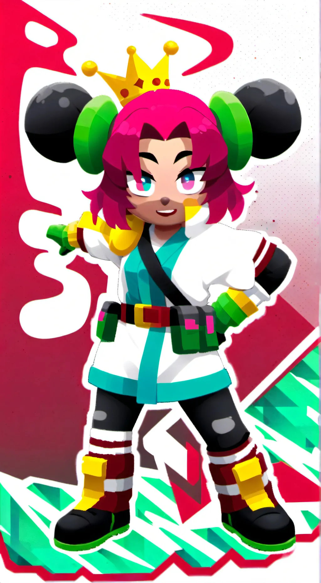 ai character: Фанатки background